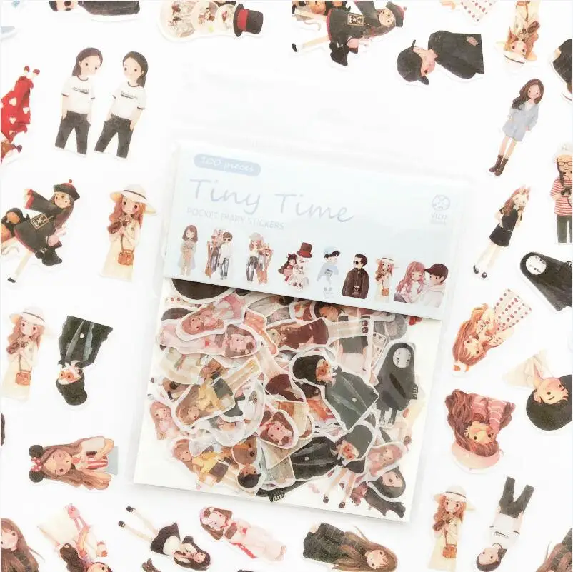 100 pcs/pack Cute Tiny time Girl Bullet Journal Decorative Washi Stickers Scrapbooking DIY Diary Album Stick Label Stationery
100 pcs/pack Cute Tiny time Girl Bullet Journal Decorative Washi Stickers Scrapbooking DIY Diary Album Stick Label Stationery