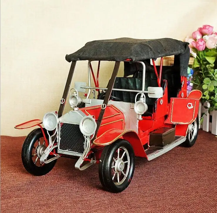 NEW 37cm Big Retro Vintage car 3 color Simulation model Handmade Metal crafts Home decoration Kids' Gifts Photography props SM93
NEW 37cm Big Retro Vintage car 3 color Simulation model Handmade Metal crafts Home decoration Kids' Gifts Photography props SM93
