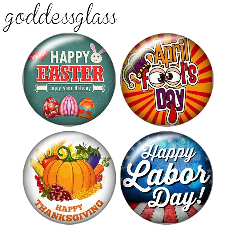 Happy Easter thanksgiving day 10pcs 12mm/18mm/20mm/25mm Round photo glass cabochon demo flat back Making findings ZB0425
Happy Easter thanksgiving day 10pcs 12mm/18mm/20mm/25mm Round photo glass cabochon demo flat back Making findings ZB0425