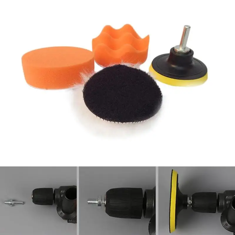 4Pcs/Set 3 inch car polishing Pad Auto Car Polish Pad Sponge Wheel Kit With M10 Drill Adapter Buffer High Gross Drop shipping
4Pcs/Set 3 inch car polishing Pad Auto Car Polish Pad Sponge Wheel Kit With M10 Drill Adapter Buffer High Gross Drop shipping