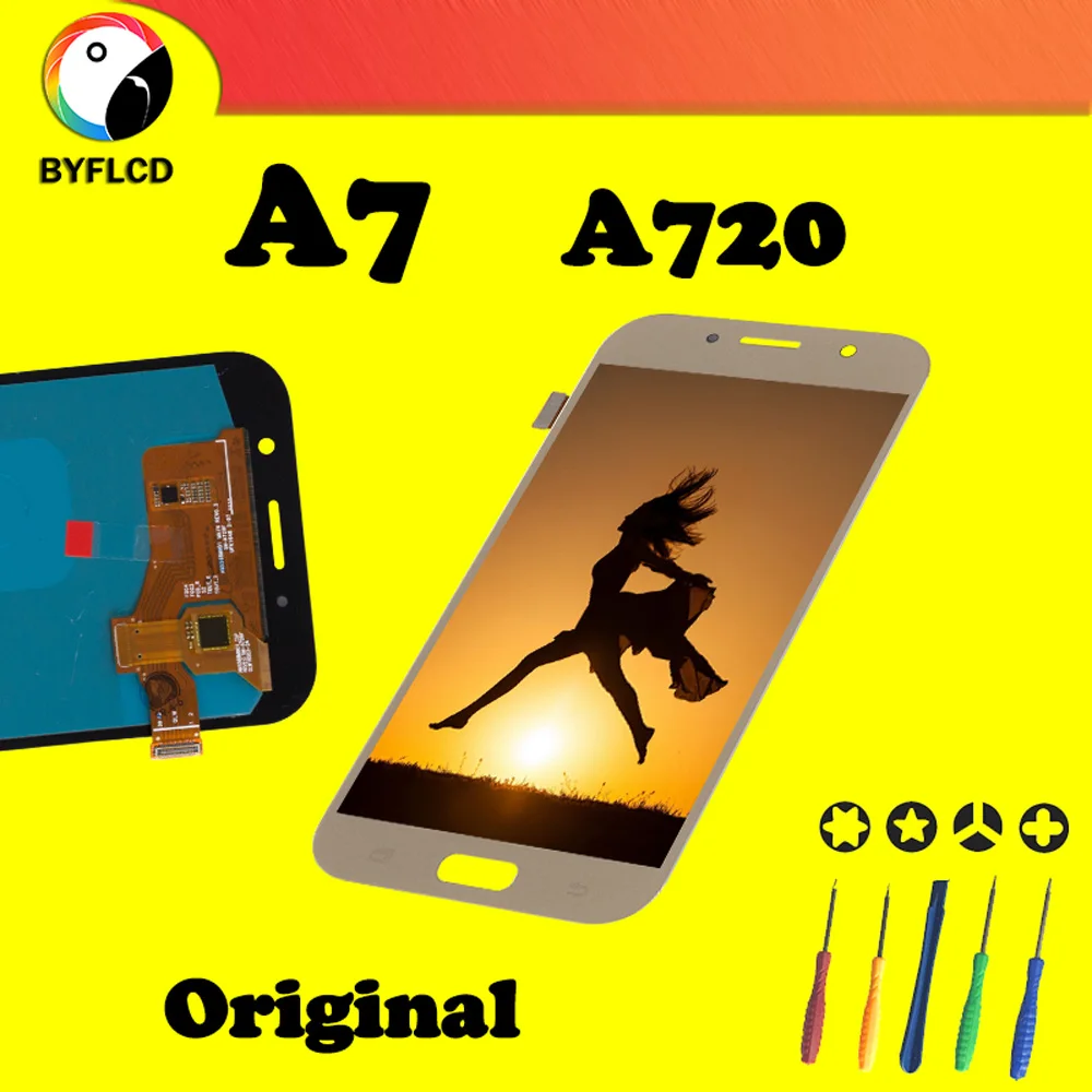 Original AMOLED Display For Samsung A7 2017 A720 A720F A720M Lcd For Samsung Galaxy A720 Screen Touch Display Assembly replace
Original AMOLED Display For Samsung A7 2017 A720 A720F A720M Lcd For Samsung Galaxy A720 Screen Touch Display Assembly replace