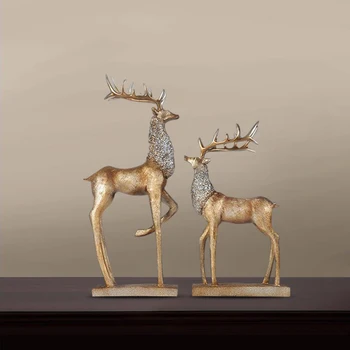 European lucky deer ornaments American living room wine cabinet porch counter home decorations furnishings crafts wholesale
European lucky deer ornaments American living room wine cabinet porch counter home decorations furnishings crafts wholesale