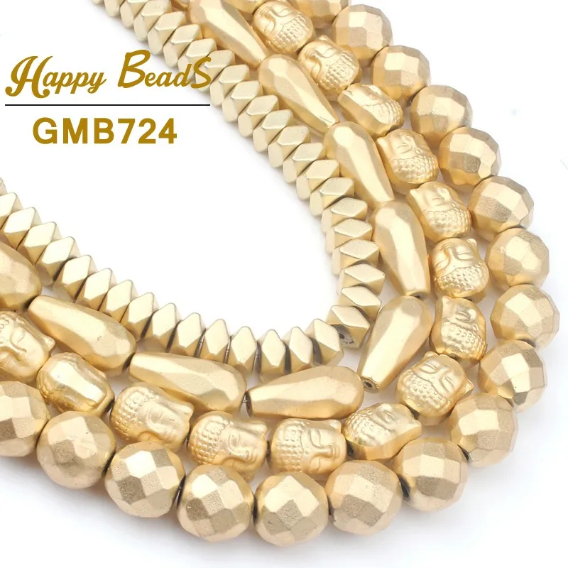 Dull Polish Matte Faceted Gold Buddha Bead Water Drop Hematite Loose Spacer Beads For Jewelry Making Natural Stone Diy Beads
Dull Polish Matte Faceted Gold Buddha Bead Water Drop Hematite Loose Spacer Beads For Jewelry Making Natural Stone Diy Beads