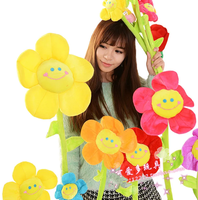 1Pcs 30-85cm 8 Colors Sunflower Plush Toy Smiling Face Sunflower Dolls Simulation Flower Bouquet for Home Deco Curtain Clip
1Pcs 30-85cm 8 Colors Sunflower Plush Toy Smiling Face Sunflower Dolls Simulation Flower Bouquet for Home Deco Curtain Clip