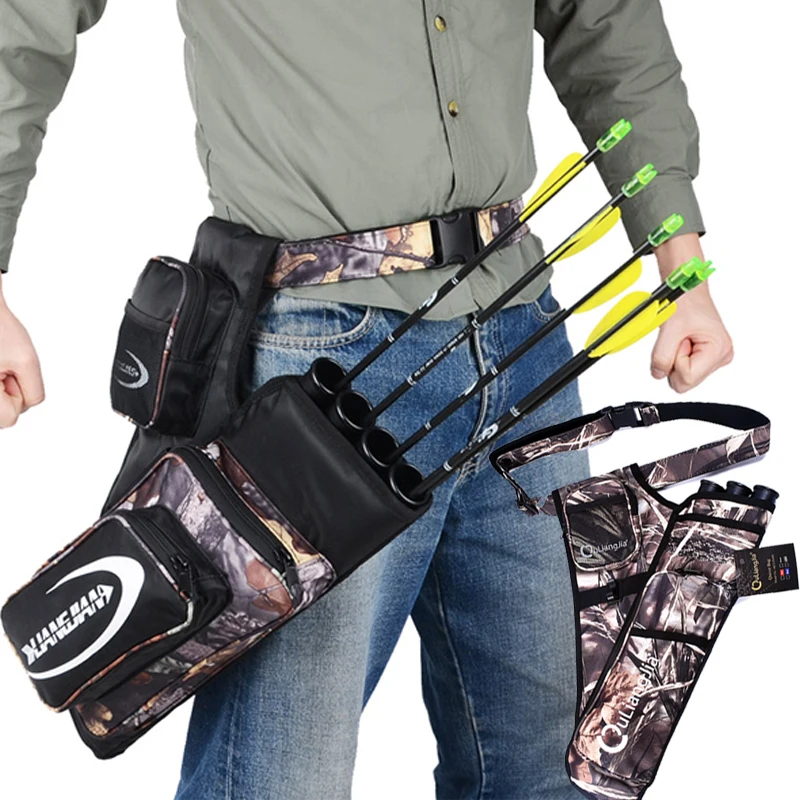 4/3 Tubes Bow and Arrow Holder Bag/Arrow Quiver with Waist Strap Light and Easy to Carrying For Arrows Archery Hunting Shooting
4/3 Tubes Bow and Arrow Holder Bag/Arrow Quiver with Waist Strap Light and Easy to Carrying For Arrows Archery Hunting Shooting