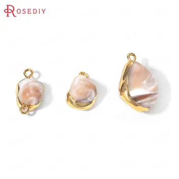 (35835)6PCS 24K Gold Color Brass and Natral Shell 2 Holes Connect Charms Pendants High Quality Diy Jewelry Findings Accessories
(35835)6PCS 24K Gold Color Brass and Natral Shell 2 Holes Connect Charms Pendants High Quality Diy Jewelry Findings Accessories