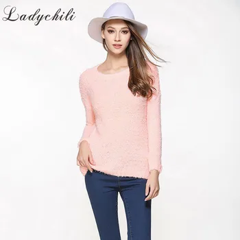 Ladychili Women's Clothing Large Szie S-XXL Pink Yellow Sweet Girl Winter Sweater Pullover Long Sleeve Basic Soft Sweater S36-1
Ladychili Women's Clothing Large Szie S-XXL Pink Yellow Sweet Girl Winter Sweater Pullover Long Sleeve Basic Soft Sweater S36-1