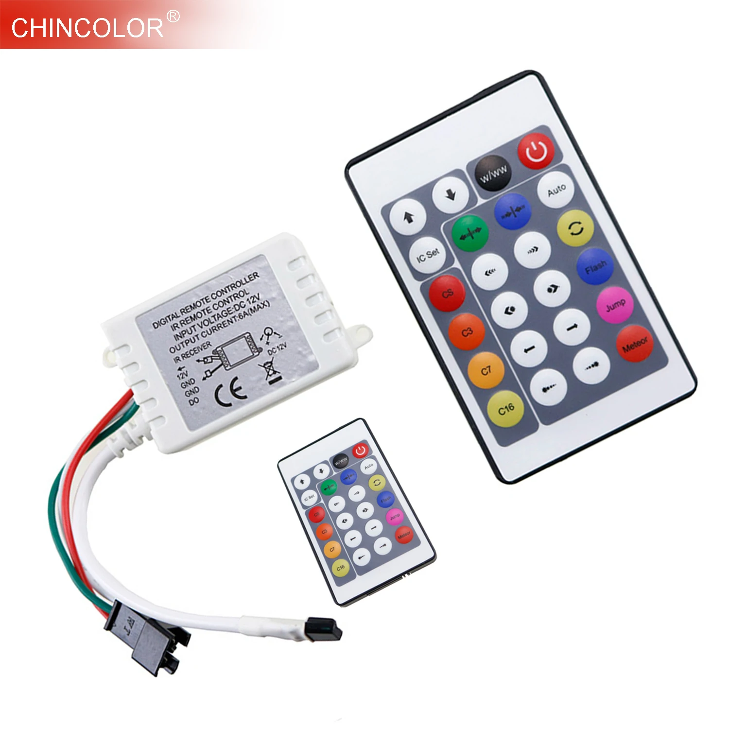 LED Controller IR Remote Controler WS2811 2811 Dimmer DC12V 200 Modes Max 1000 Pixels For full LED Strip Light Lamp Fast Ship JQ
LED Controller IR Remote Controler WS2811 2811 Dimmer DC12V 200 Modes Max 1000 Pixels For full LED Strip Light Lamp Fast Ship JQ