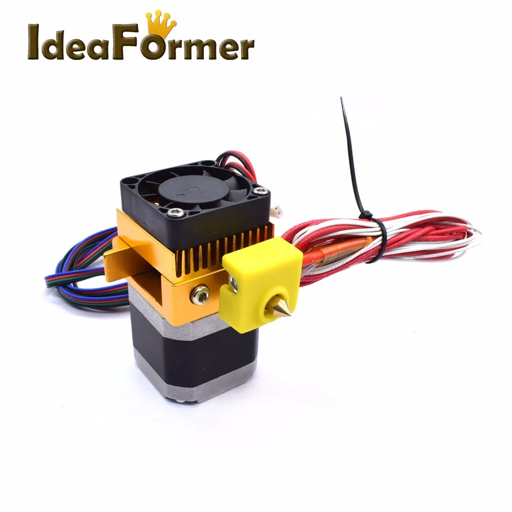 MK8 Extruder Head J-head Hotend With Stepper Motor Upgrade MK9 1.75mm Throat Thermistor Tube Cooling Fan complete kit 
MK8 Extruder Head J-head Hotend With Stepper Motor Upgrade MK9 1.75mm Throat Thermistor Tube Cooling Fan complete kit