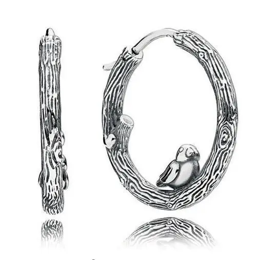 Original 925 Sterling Silver Spring Bird Stand On Branch By Nature Pandora Earrings For Women Wedding Gift Fine Jewelry
Original 925 Sterling Silver Spring Bird Stand On Branch By Nature Pandora Earrings For Women Wedding Gift Fine Jewelry