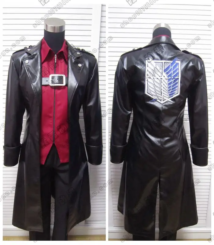 Anime Attack On Titan Cosplay Costume Long Leather Coat Shirt Pants Suit Original Design
Anime Attack On Titan Cosplay Costume Long Leather Coat Shirt Pants Suit Original Design