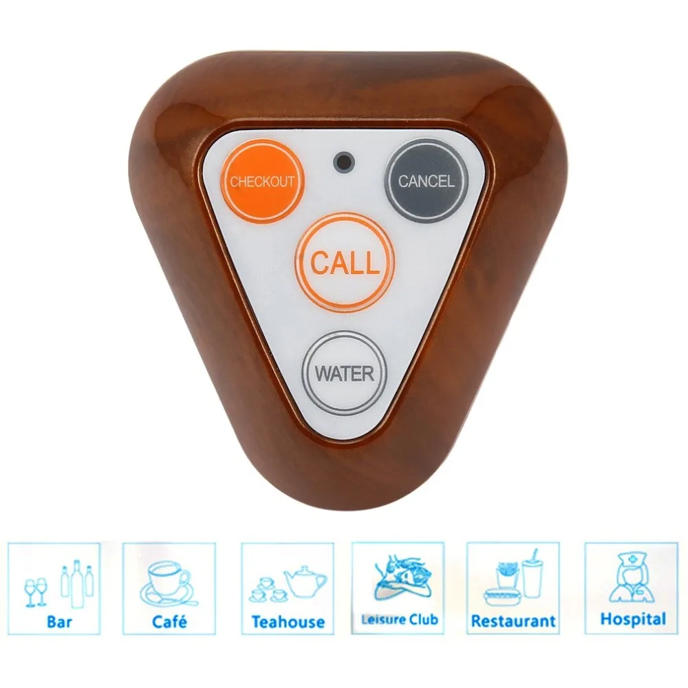 SECRUI F66 Restaurant Hospital Pager Wireless Waiter Calling System Call Button Pager Four-key Restaurant Hospital Equipments
SECRUI F66 Restaurant Hospital Pager Wireless Waiter Calling System Call Button Pager Four-key Restaurant Hospital Equipments