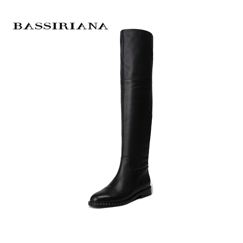 BASSIRIANA 2018 New Over-the-knee Genuine leather boots women Winter shoes woman Zip 35-40 High quality Free shipping
BASSIRIANA 2018 New Over-the-knee Genuine leather boots women Winter shoes woman Zip 35-40 High quality Free shipping