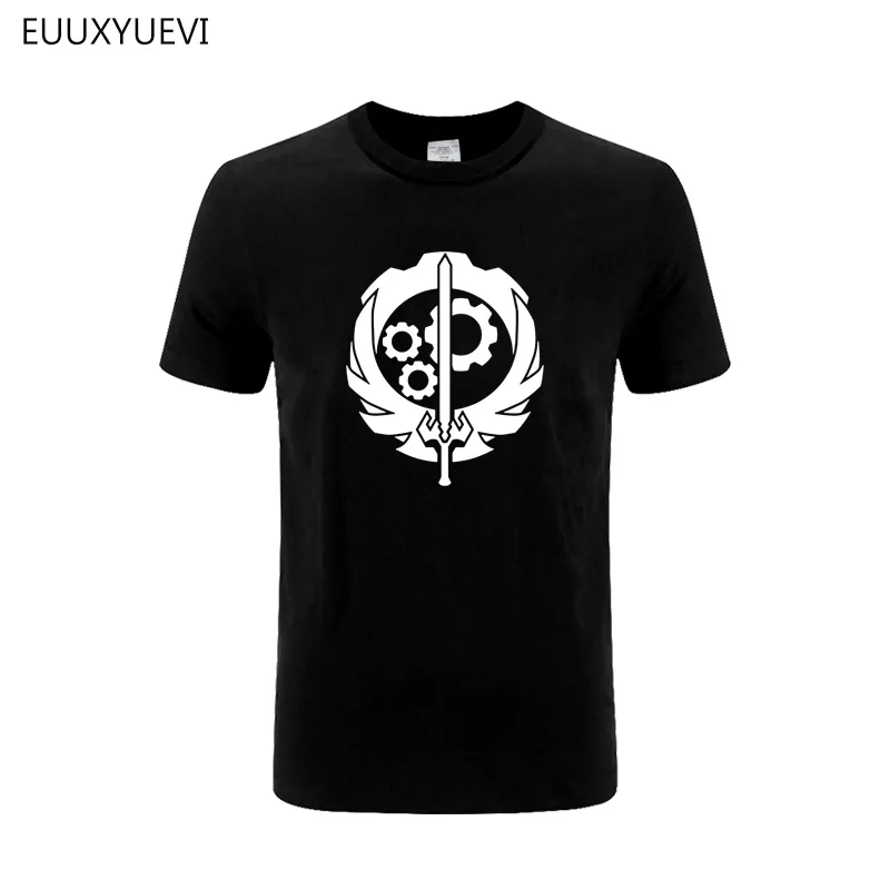 2019 Fallout Male T-Shirt Brotherhood Of Steel Fallout Tshirt Cotton Print T Shirt Men Summer Short Sleeve Cool Tees EUU257
2019 Fallout Male T-Shirt Brotherhood Of Steel Fallout Tshirt Cotton Print T Shirt Men Summer Short Sleeve Cool Tees EUU257