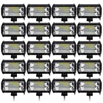Safego 20pcs 5 Inch 72W LED Flood Work Light 24*3W LED Chips Offroad Car Light Fog Light Driving Light For Trunk Boat Tractor
Safego 20pcs 5 Inch 72W LED Flood Work Light 24*3W LED Chips Offroad Car Light Fog Light Driving Light For Trunk Boat Tractor