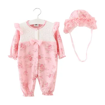 Spring Autumn Newborn Rompers Cute Cap+Overalls New Style Flowers Printed First Birthday Infant Girls Party Clothes Set Outfits
Spring Autumn Newborn Rompers Cute Cap+Overalls New Style Flowers Printed First Birthday Infant Girls Party Clothes Set Outfits