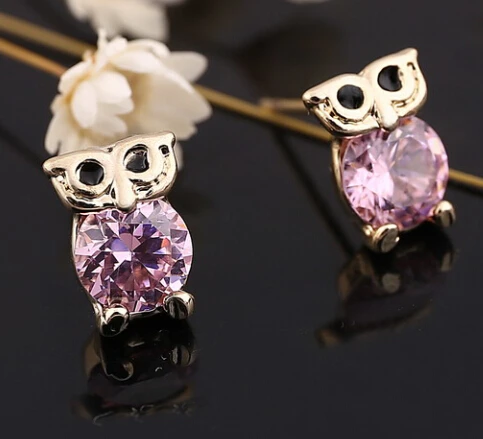 Hesiod Brand AAA Zircon Crystal Women Colorful Zircon Owl Stud Earrings Fashion Jewelry
Hesiod Brand AAA Zircon Crystal Women Colorful Zircon Owl Stud Earrings Fashion Jewelry