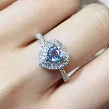 Fidelity Natural topaz Rings s925 sterling silver romantic heart fine Jewelry gift for women party Natural blue gemstone
Fidelity Natural topaz Rings s925 sterling silver romantic heart fine Jewelry gift for women party Natural blue gemstone