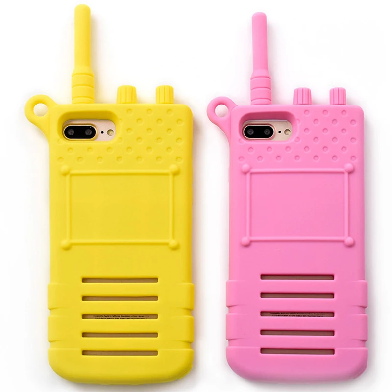 Walkie Talkie Design for iPhone 8 Plus Case Silicon Soft Phone Back Cover for iPhone X 6 6S Plus Cartoon 3D 8Plus 7Plus Cute 3D
Walkie Talkie Design for iPhone 8 Plus Case Silicon Soft Phone Back Cover for iPhone X 6 6S Plus Cartoon 3D 8Plus 7Plus Cute 3D