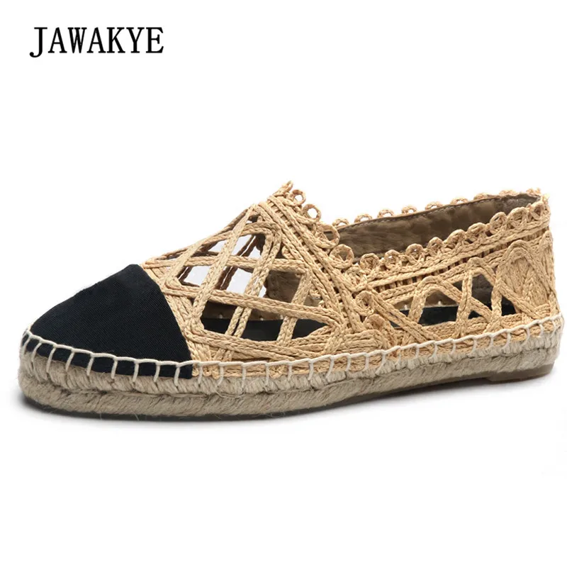 2018 Straw Weave Fisherman Shoes Woman Round Toe Patchwork Hollow Thick Bottom Lazy Casual Shoes Femme 
2018 Straw Weave Fisherman Shoes Woman Round Toe Patchwork Hollow Thick Bottom Lazy Casual Shoes Femme