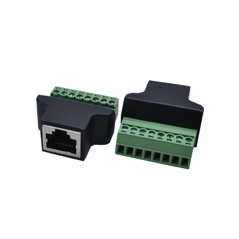 1 шт. Ethernet RJ45 Женский к винтовому клемму 8 Pin CCTV цифровой адаптер DVR разъем
1 шт. Ethernet RJ45 Женский к винтовому клемму 8 Pin CCTV цифровой адаптер DVR разъем