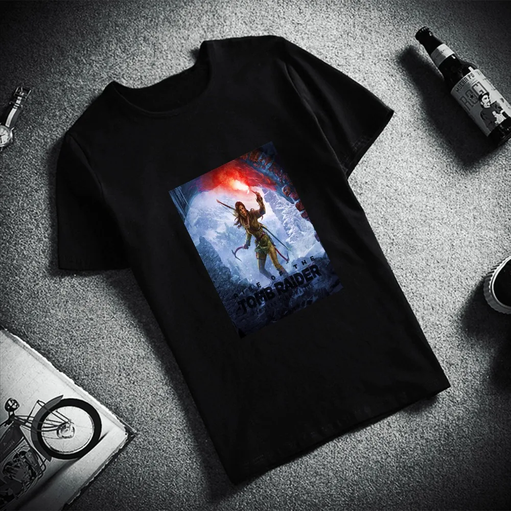 New 100% Cotton Women Tshirt Rise Of The Tomb Raider Game Print Short Sleeve Tops & Tees Fashion Casual T Shirt Brand Clothing
New 100% Cotton Women Tshirt Rise Of The Tomb Raider Game Print Short Sleeve Tops & Tees Fashion Casual T Shirt Brand Clothing