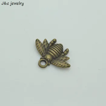 Wholesale 110pcs/lot vintage bronze tone metal charms jewelry bee pendants supplies fits diy bracelets & necklace D34127
Wholesale 110pcs/lot vintage bronze tone metal charms jewelry bee pendants supplies fits diy bracelets & necklace D34127