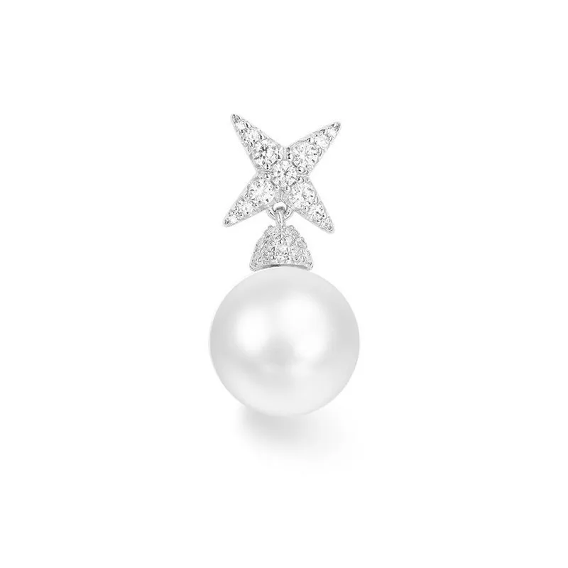 SLJELY Brand High Quality 925 Sterling Silver Freshwater Pearl Star Stud Earring Cubic Zirconia Stones Women Fashion Jewelry
SLJELY Brand High Quality 925 Sterling Silver Freshwater Pearl Star Stud Earring Cubic Zirconia Stones Women Fashion Jewelry