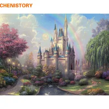 CHENISTORY Rainbow Castle DIY Painting By Numbers Hand Painted Canvas Oil Paintings Home Decor For Unique Gift Wall Art Picture
CHENISTORY Rainbow Castle DIY Painting By Numbers Hand Painted Canvas Oil Paintings Home Decor For Unique Gift Wall Art Picture