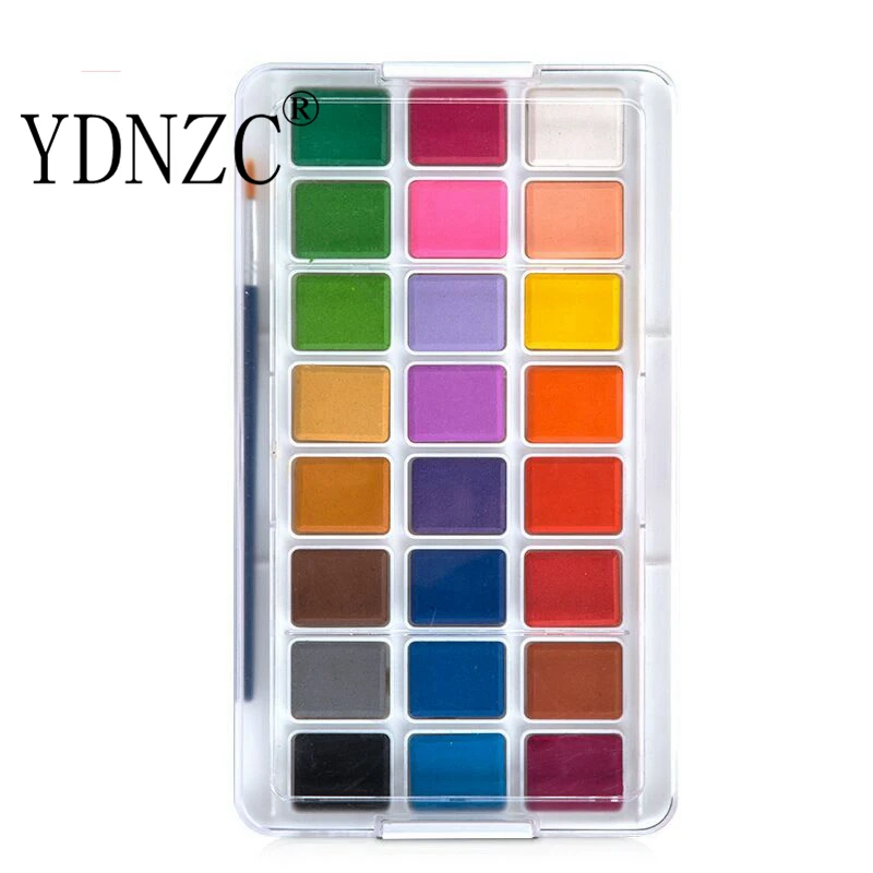 Portable 24-color solid watercolor paint for beginners to use safe and non-toxic art supplies art painting supplies
Portable 24-color solid watercolor paint for beginners to use safe and non-toxic art supplies art painting supplies