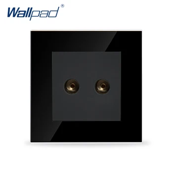 Double TV Socket Wallpad Black Crystal Glass 110V-220V 86*86mm UK EU European Dual Television Jack Wall Socket
Double TV Socket Wallpad Black Crystal Glass 110V-220V 86*86mm UK EU European Dual Television Jack Wall Socket