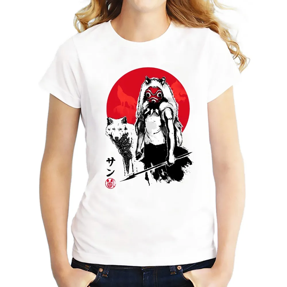 Fashion New Tops Women Princess Mononoke Printed T Shirt Harajuku Women Cartoon T-shirt Women 2018
Fashion New Tops Women Princess Mononoke Printed T Shirt Harajuku Women Cartoon T-shirt Women 2018