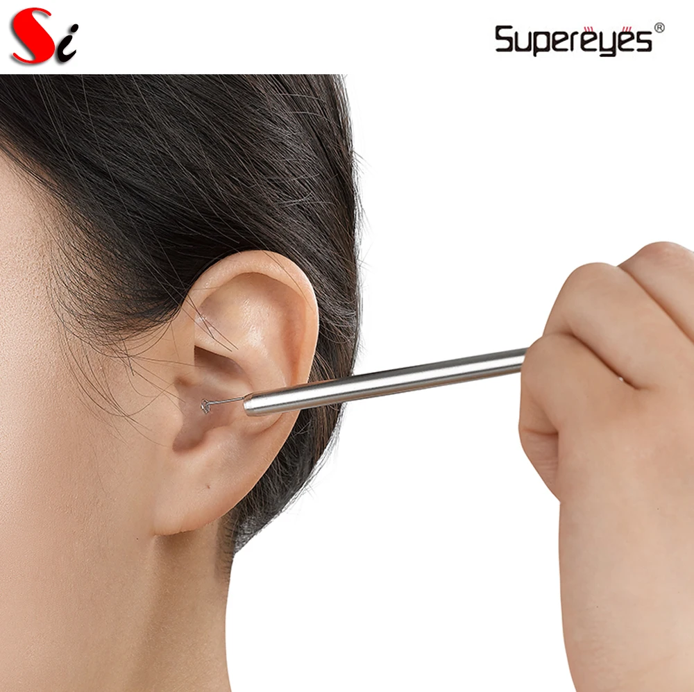 Supereyes Y004 Ear Pick Lighted Ear Curette Earwax Removal Otoscope Endoscope Camera Digital Video Ear Cleaning Tool
Supereyes Y004 Ear Pick Lighted Ear Curette Earwax Removal Otoscope Endoscope Camera Digital Video Ear Cleaning Tool