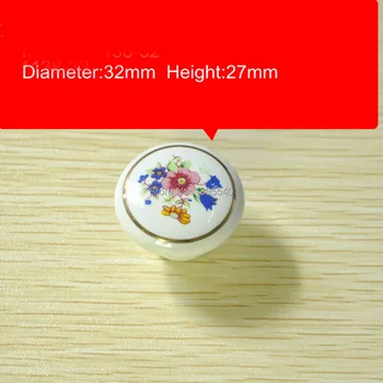 New 32mm Ceramic Cabinet Drawer Knobs Cupboard Knob Wardrobe Handles Bedroom Flower Closet Knobs Dresser Pulls Shoesbox Pulls
New 32mm Ceramic Cabinet Drawer Knobs Cupboard Knob Wardrobe Handles Bedroom Flower Closet Knobs Dresser Pulls Shoesbox Pulls