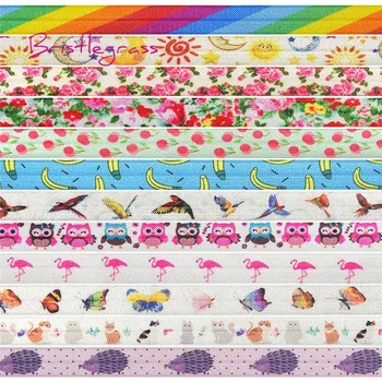 BRISTLEGRASS Wholesale 50 Yard 5/8" 15mm Banana Rose Flower Print Shiny Fold Over Elastic FOE Spandex Band Dress DIY Sewing Trim
BRISTLEGRASS Wholesale 50 Yard 5/8" 15mm Banana Rose Flower Print Shiny Fold Over Elastic FOE Spandex Band Dress DIY Sewing Trim