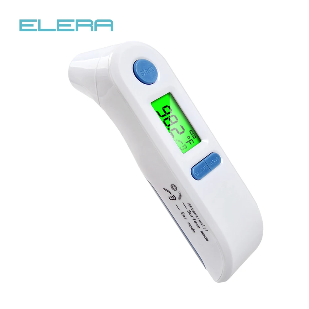 ELERA Thermometer Digital Infrared Baby Adult Forehead Non-contact Infrared Thermometer With LCD Backlight Body
ELERA Thermometer Digital Infrared Baby Adult Forehead Non-contact Infrared Thermometer With LCD Backlight Body