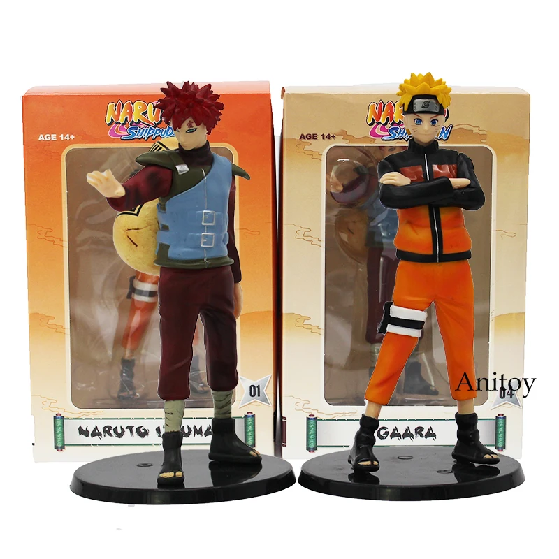 Naruto Shippuden Naruto Uzumaki & Gaara Action Figure 1/8 scale painted figure PVC figure Toys 2pcs/set 14.5-15cm 
Naruto Shippuden Naruto Uzumaki & Gaara Action Figure 1/8 scale painted figure PVC figure Toys 2pcs/set 14.5-15cm