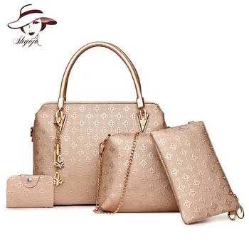4 PCS/Set 2020 Famous Brand Luxury Women Bag Female ladies Messenger Bags Chain Top-Handle Handbag Leather Clutch Composite Bag
4 PCS/Set 2020 Famous Brand Luxury Women Bag Female ladies Messenger Bags Chain Top-Handle Handbag Leather Clutch Composite Bag