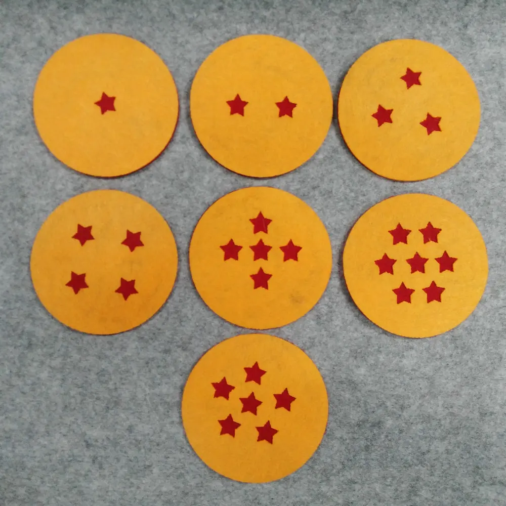 Partywakaka 7 pcs Dragon Ball Party Felt Coaster Cup mats Cartoon Pad supply fabric
Partywakaka 7 pcs Dragon Ball Party Felt Coaster Cup mats Cartoon Pad supply fabric