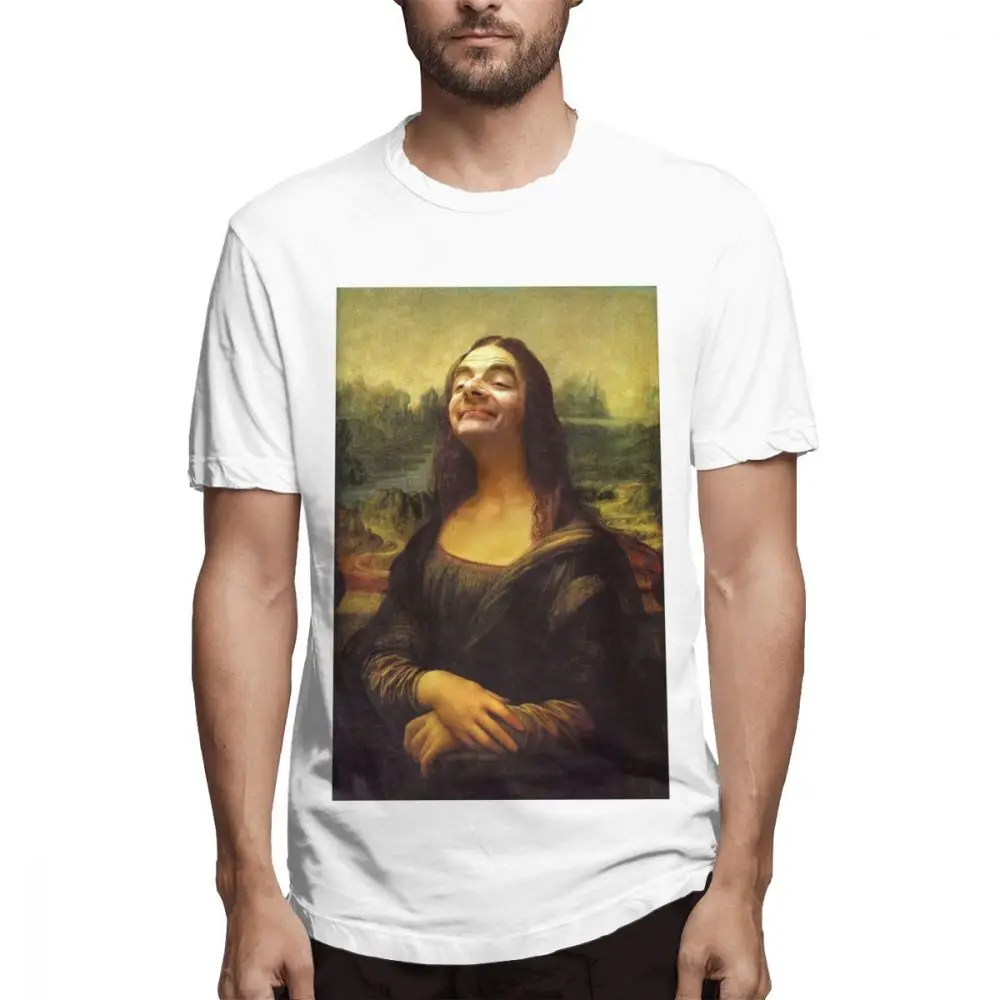 Plus Size Homme Tee Shirt Casual Mr Bean Mona Lisa Classic Art Gioconda Quality Cotton T Shirt Round Neck Wholesale
Plus Size Homme Tee Shirt Casual Mr Bean Mona Lisa Classic Art Gioconda Quality Cotton T Shirt Round Neck Wholesale