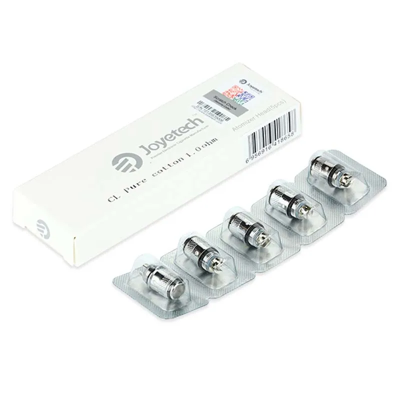20pcs Original Joyetech eGo One Atomzier Head CL Pure Cotton Head Coil 0.5ohm &1.0ohm Coil for eGo One Atomizers
20pcs Original Joyetech eGo One Atomzier Head CL Pure Cotton Head Coil 0.5ohm &1.0ohm Coil for eGo One Atomizers