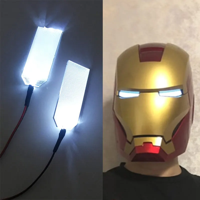 DIY LED Light Eyes Kits FOR 1:1 Iron Man Tony Stark Helmet Cosplay Eyes Light White Colour Mask Accessories 0717
DIY LED Light Eyes Kits FOR 1:1 Iron Man Tony Stark Helmet Cosplay Eyes Light White Colour Mask Accessories 0717