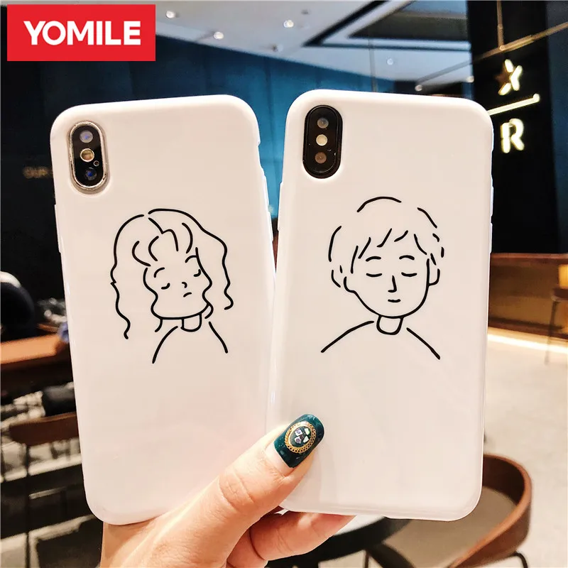 Stick Figure Soft Silicone Cases For iPhone 6S 6 S 8 7 Plus X XR XS MAX 8Plus 7Plus Line Drawing Boy Girl Cute Couple Back Cover
Stick Figure Soft Silicone Cases For iPhone 6S 6 S 8 7 Plus X XR XS MAX 8Plus 7Plus Line Drawing Boy Girl Cute Couple Back Cover