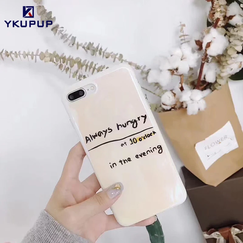 YKUPUP Blu-ray ins style letters phone cases for iphone 7 8 6 6s plus case for iphone x cover coque fundas glossy soft silicone
YKUPUP Blu-ray ins style letters phone cases for iphone 7 8 6 6s plus case for iphone x cover coque fundas glossy soft silicone