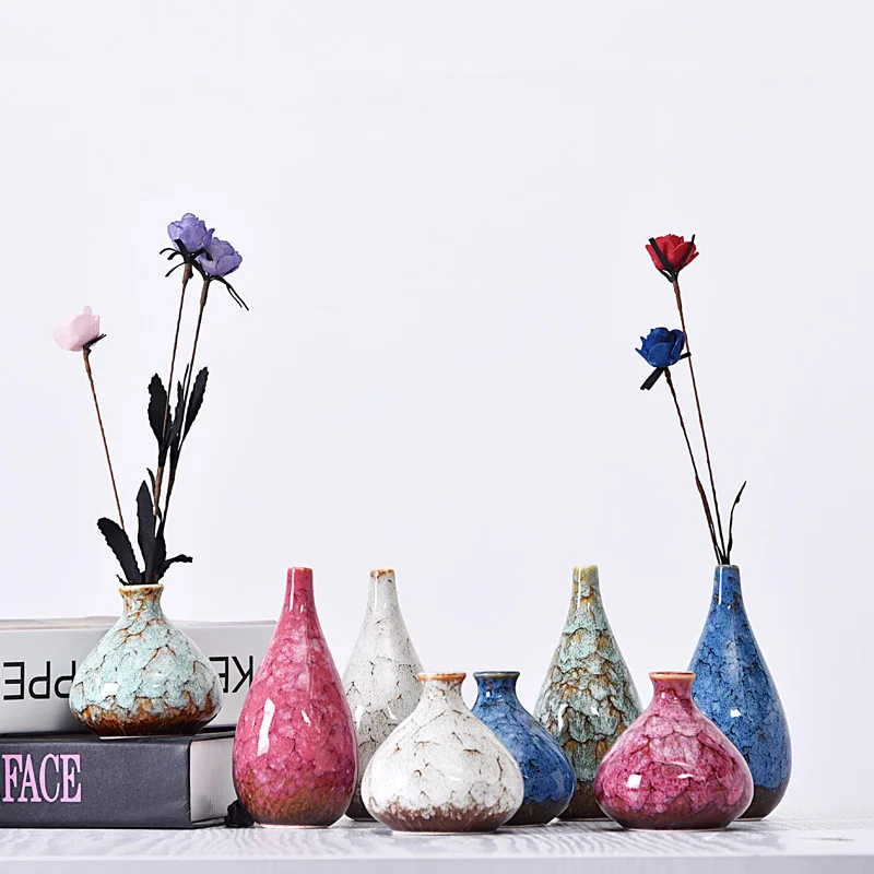 Hand Painted Mini Ceramic Vase Ornaments Hydroponics Decorative Flower Vase Decoration Home Room Decoration Vase Accessories
Hand Painted Mini Ceramic Vase Ornaments Hydroponics Decorative Flower Vase Decoration Home Room Decoration Vase Accessories