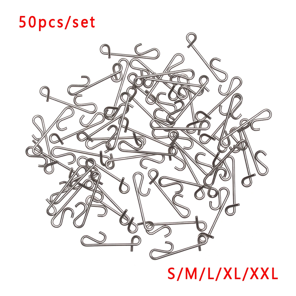 50Pcs Minfishing Fishing Snap Stainless Steel Knotless Connectors Fishing Line Wire Connector Fishing Pin for Carp Fishing Acces
50Pcs Minfishing Fishing Snap Stainless Steel Knotless Connectors Fishing Line Wire Connector Fishing Pin for Carp Fishing Acces