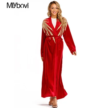 Elegant Red Striped Dress 2019 Muslim Abaya Maxi Kimono Long Robe Gowns Loose Style Jubah Ramadan Middle East Islamic Clothing
Elegant Red Striped Dress 2019 Muslim Abaya Maxi Kimono Long Robe Gowns Loose Style Jubah Ramadan Middle East Islamic Clothing