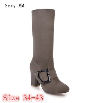 Spring Autumn Woman Platform High Heels Mid Calf Boots Women Short Boots Shoes botas botte femme Plus Size 34 - 40 41 42 43
Spring Autumn Woman Platform High Heels Mid Calf Boots Women Short Boots Shoes botas botte femme Plus Size 34 - 40 41 42 43