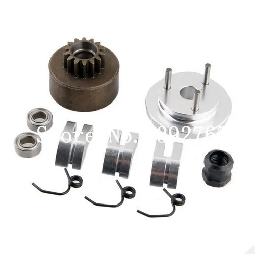 Bell Gear Flywheel+14T Clutch Shoe+Spring+Bearing Assembly Sets 83013 Alloy Upgrade 81020 For HSP 1/8 Nitro Parts RC Model
Bell Gear Flywheel+14T Clutch Shoe+Spring+Bearing Assembly Sets 83013 Alloy Upgrade 81020 For HSP 1/8 Nitro Parts RC Model