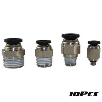 Nickel plating M5 1/8'' 1/4'' 3/8'' 1/2'' Male- 4 6 8 10 12mm Straight Push In Pneumatic Fitting To Connect Air Compressor Parts
Nickel plating M5 1/8'' 1/4'' 3/8'' 1/2'' Male- 4 6 8 10 12mm Straight Push In Pneumatic Fitting To Connect Air Compressor Parts